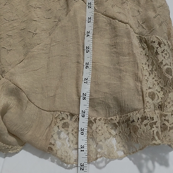 Krazy Kat Cream Smocked Midi Skirt - Picture 11 of 11